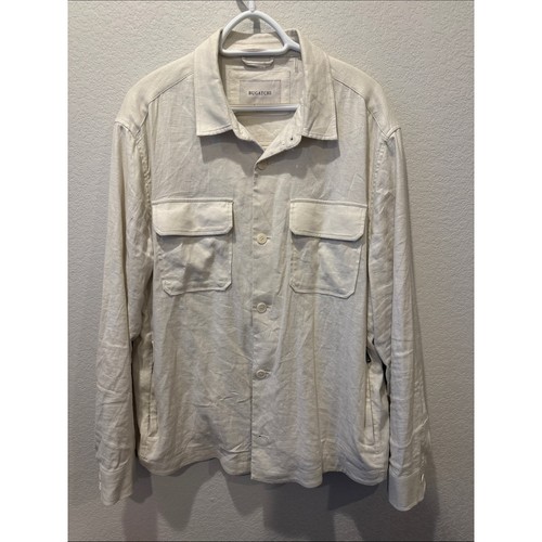 Bugatchi ivory linen - ivory,
