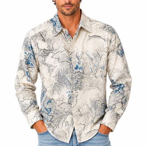 Bugatchi uomo mens cream - uomo,