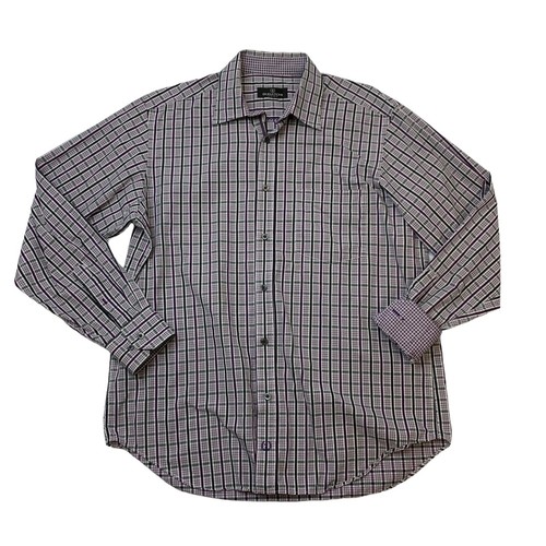 Bugatchi dress shirt mens - dress, l