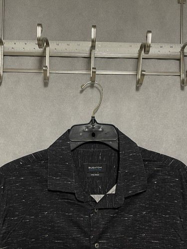 Bugatchi shirt men blk - bugatchi,