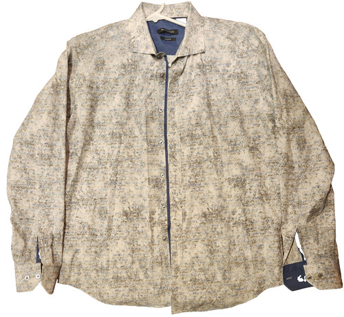 Bugatchi shaped fit shirt mens - shaped,