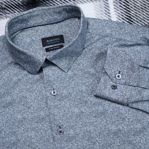 Bugatchi ooohcotton tech blue - ooohcotton,